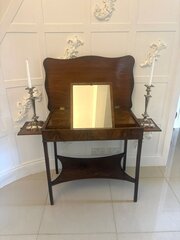 Antique Georgian Mahogany Dressing Vanity Table