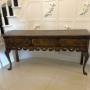 Antique Georgian Style Oak Dresser Base Sideboard