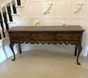 Antique Georgian Style Oak Dresser Base Sideboard