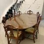 Antique Mahogany Extending 10 Seater Dining Table