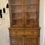 Antique Outstanding Quality Burr Walnut Bookcase