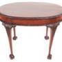 Antique Oval Carved Mahogany Centre Table 