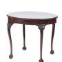 Antique Oval Carved Mahogany Centre Table c.1880