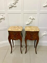 Antique Pair Of Louis XV Style Bedside Cabinets