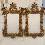 Antique Pair of Rococo Chinoiserie Wall Mirrors