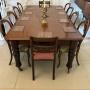 Antique Quality 10 Seater Extending Dining Table 