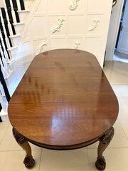 Antique Quality 10 Seater Extending Dining Table 