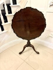 Antique Quality Chippendale Mahogany Side Table