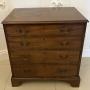 Antique Quality Mahogany Chest of 4 Drawers