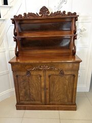   Antique Quality Mahogany Two-Tiered Sideboard