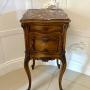 Antique Quality Walnut French Bedside Cabinet