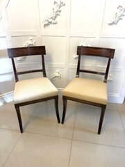 Antique Regency Mahogany Klismos Side Chairs 