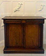 Antique Regency Mahogany Two Door Sideboard 