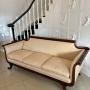 Antique Regency Style Mahogany Carved Sofa