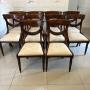 Antique Regency Style Mahogany Dining Chairs