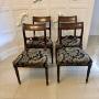 Antique Set of Four Regency Mahogany Dining Chairs