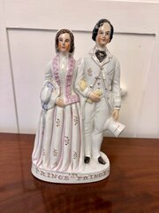 Antique Staffordshire Royal Portrait Figure