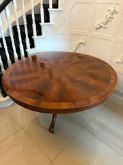 Antique Victorian Figured Mahogany Dining Table