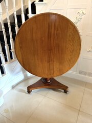 Antique Victorian Mahogany Tilt-Top Dining Table