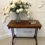 Antique Victorian Quality Mahogany Side / Lamp Table