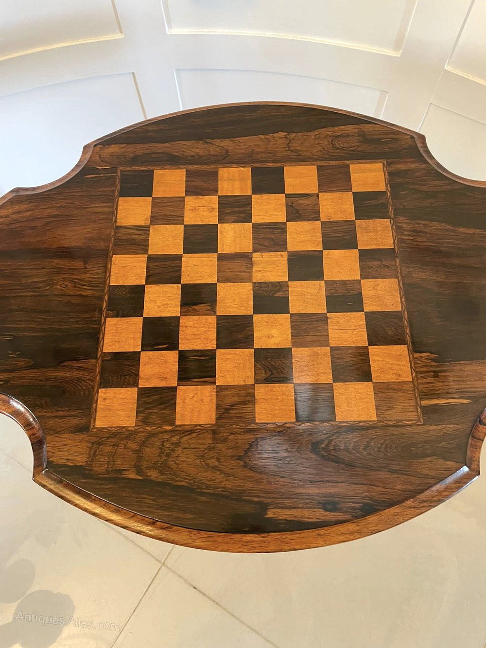Antique Victorian Quality Rosewood Games Table Antiques Atlas