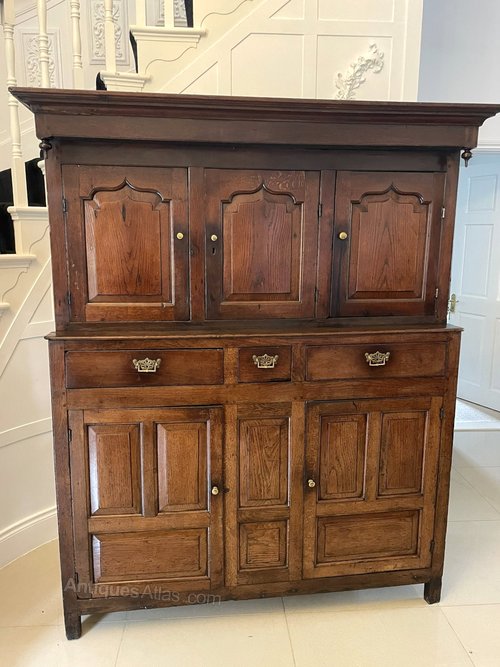Antique Welsh Quality Oak Deuddarn Cupboard Antiques Atlas