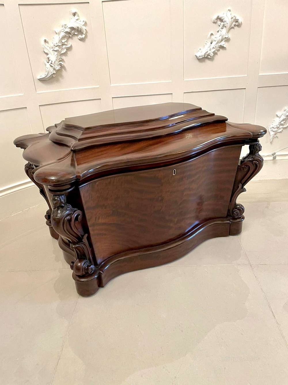 Antique William IV Mahogany Wine Cooler / Cellarette Antiques Atlas