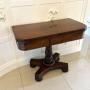 Antique William IV Quality Figured Card Table