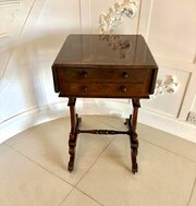 Antique William IV Quality Rosewood Lamp Table