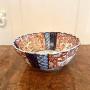 Antique scalloped shaped Imari bowl