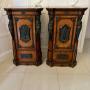  Exhibition Quality Pair of Antique Pedestals