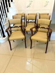 Exhibition Quality Set Of 8 Antique Dining Chairs