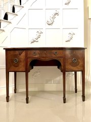  George III Quality Mahogany Bow Fronted Sideboard