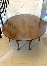 Large Antique Quality 10 Seater Wake Dining Table