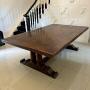 Large Antique Quality Oak Refectory Dining Table