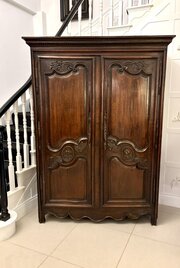 Magnificent Quality Antique French Oak Armoire