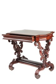 Outstanding Quality Carved Mahogany Centre Table 