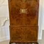 Quality Antique Burr Walnut Cocktail Cabinet