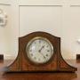Quality Antique Mahogany Amboyna Eight Day Clock