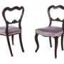 Quality Pair of Victorian Rosewood Side / Desk Chair