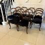 Set of 10 Antique Quality Rosewood Dining Chairs