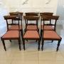 Set of 6 Antique Quality Mahogany Dining Chairs