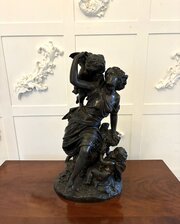 Superb Antique 19th Century Bronze Sculpture