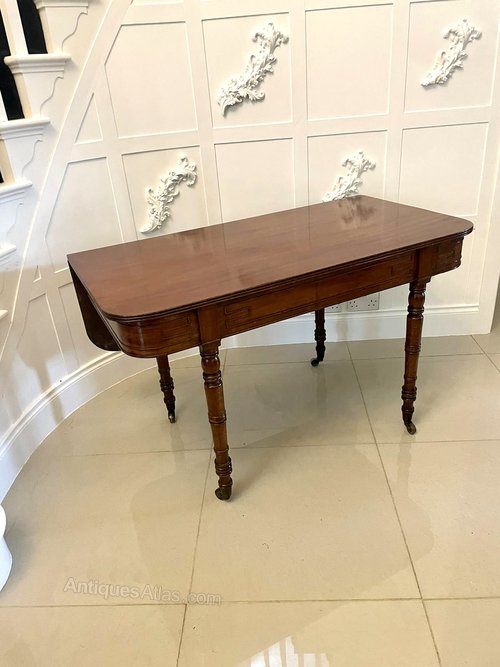 Unusual Antique Quality Mahogany Console Table Antiques Atlas