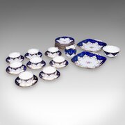 28 piece Antique 8 Person Afternoon Tea  Tiffin