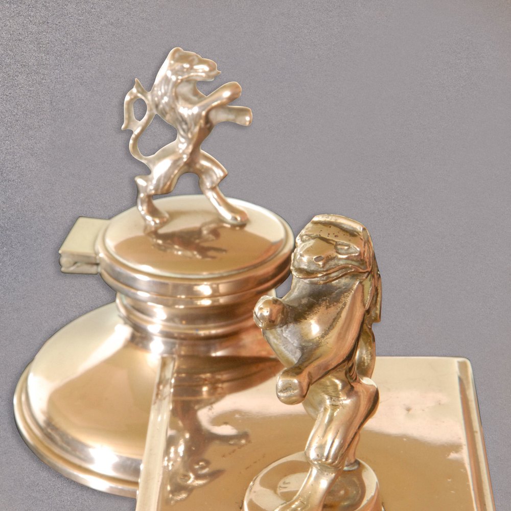 Antiques Atlas 40s Vintage Rocker Ink Blotter And Inkwell, English