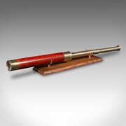 Antique 2 Draw Telescope, English, Navigation