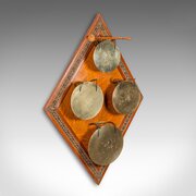 Antique 4 Strike Palazzo Wall Chime, Italian Brass