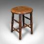 Antique Artists Stool, English, Beech, Victorian