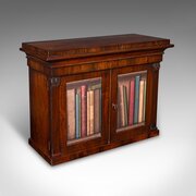 Antique Bachelors Book Cabinet, English, Tabletop